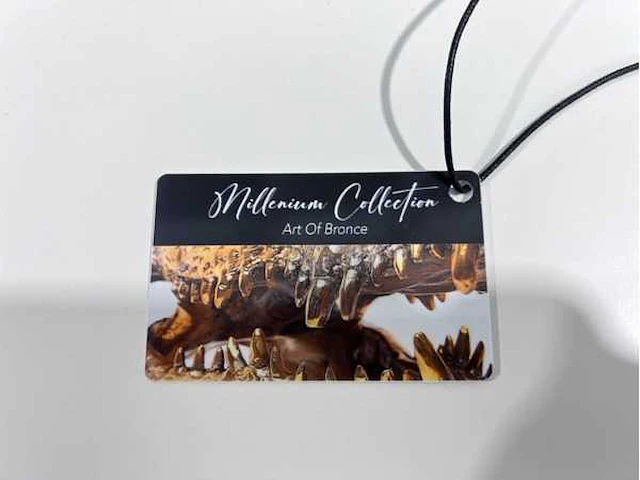 Crabe on bronze gepolijst - 24x14x12 cm - limited edition - certificaat - afbeelding 5 van  5