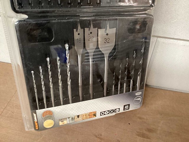 Craftomat boren- en bitset 45 delig (5x) - afbeelding 2 van  5