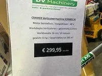 Cramer xcr48sc36 accu verticuteermachine - afbeelding 6 van  6