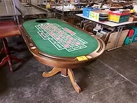 Craps en roulette tafel deluxe - afbeelding 1 van  8