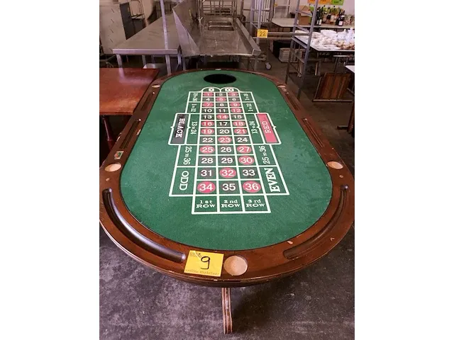 Craps en roulette tafel deluxe - afbeelding 3 van  8
