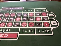 Craps en roulette tafel deluxe - afbeelding 5 van  8