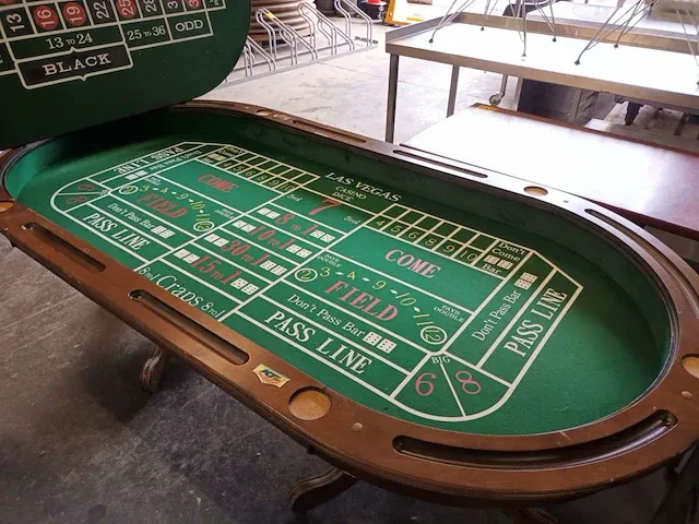 Craps en roulette tafel deluxe - afbeelding 6 van  8