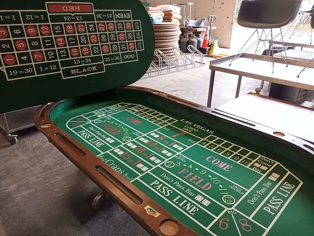 Craps en roulette tafel deluxe - afbeelding 7 van  8