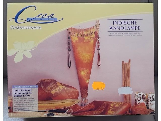 Crea donna decoratie indische wandlamp - afbeelding 3 van  7