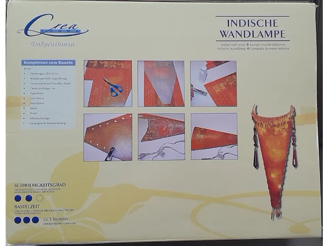 Crea donna decoratie indische wandlamp - afbeelding 3 van  7