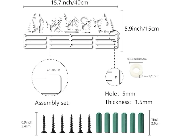 Creatcabin runner medaillehouder - afbeelding 2 van  4