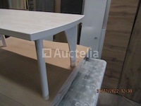 Crème massief houten salontafel - afbeelding 2 van  5