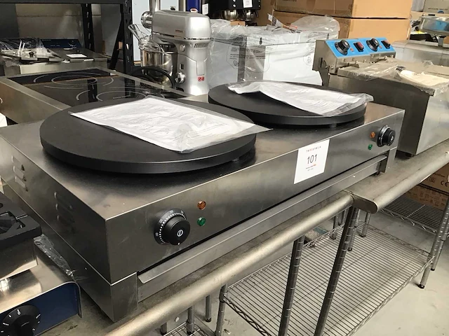 Crepe maker. dubbel 40 cm - afbeelding 3 van  5