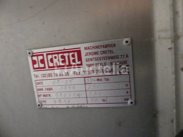 Cretel sb46 handmatige dunschiller/ontzenuwaar - afbeelding 1 van  7