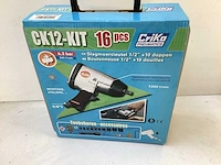 Criko ck12 slagmoersleutel voor compressor met accessoires (30x) - afbeelding 1 van  7