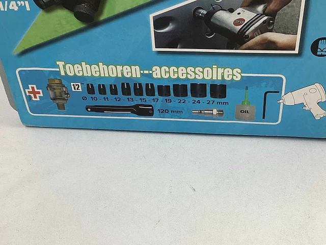Criko ck12 slagmoersleutel voor compressor met accessoires (30x) - afbeelding 2 van  7