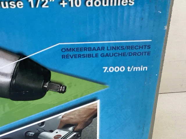 Criko ck12 slagmoersleutel voor compressor met accessoires (30x) - afbeelding 4 van  7