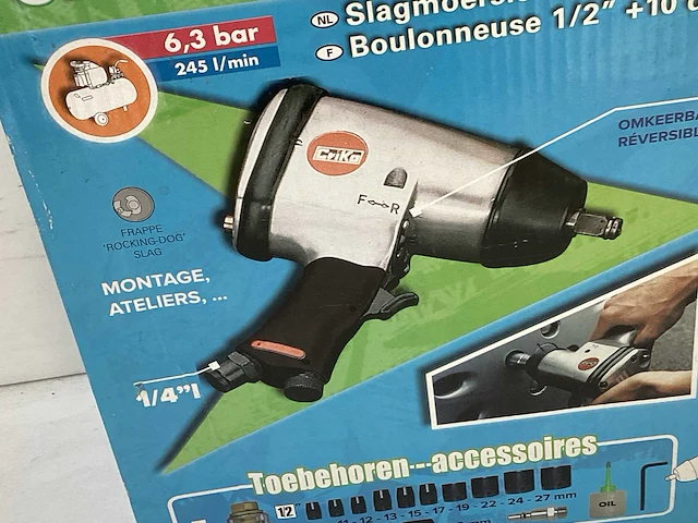 Criko ck12 slagmoersleutel voor compressor met accessoires (30x) - afbeelding 5 van  7