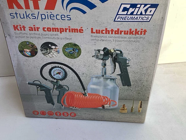 Criko compressor accessoire set - 7 delig (27x) - afbeelding 3 van  6