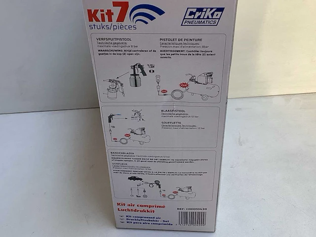 Criko compressor accessoire set - 7 delig (27x) - afbeelding 5 van  6