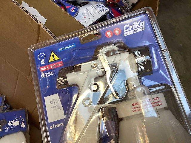 Criko verfspuit voor compressor, lagedruk (21x) - afbeelding 4 van  4