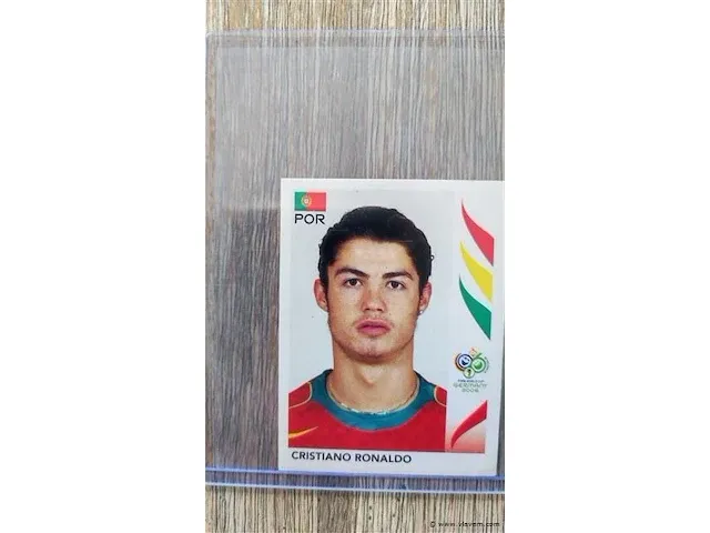 Cristiano ronaldo sticker galp & panini euro 2004,2 stuks - afbeelding 2 van  6