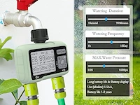 Crosofmi watertimer 2 uitgangen tuinwatertimer - afbeelding 3 van  4