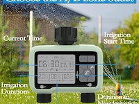 Crosofmi watertimer 2 uitgangen tuinwatertimer - afbeelding 4 van  4