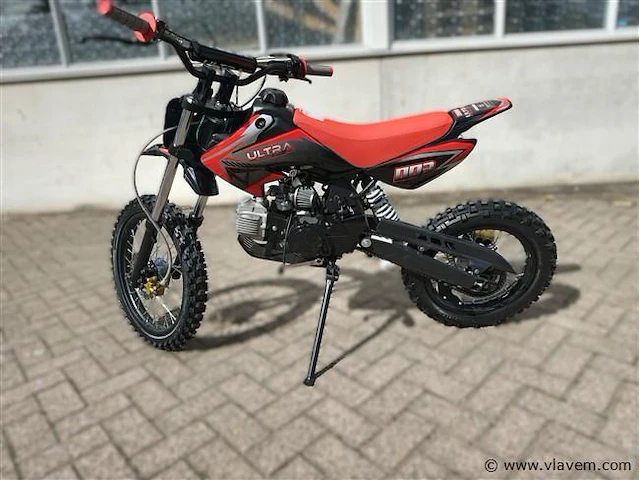 Crossmotor 110cc benzine rood - afbeelding 5 van  22