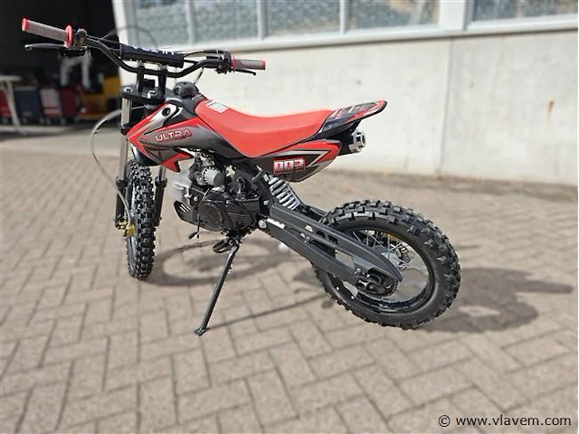 Crossmotor 110cc benzine rood - afbeelding 8 van  22