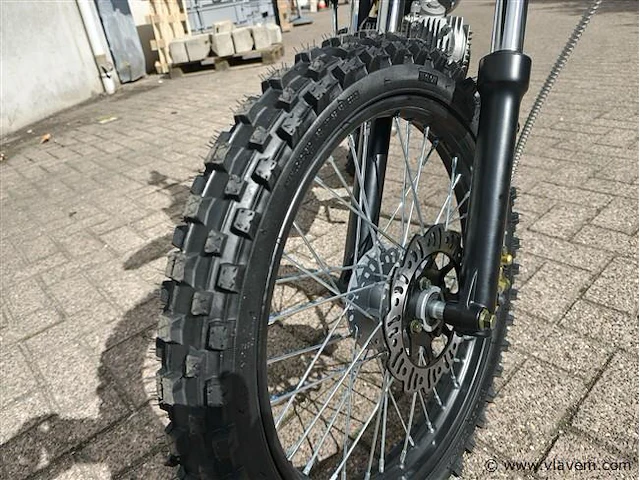 Crossmotor 110cc benzine rood - afbeelding 14 van  22