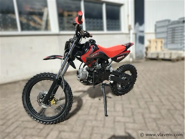 Crossmotor 110cc benzine rood - afbeelding 12 van  22