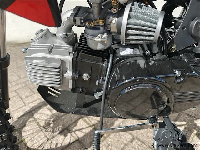 Crossmotor 110cc benzine rood - afbeelding 18 van  22