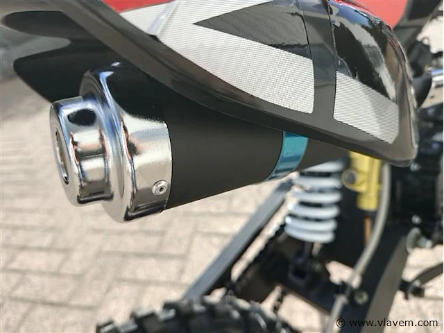 Crossmotor 110cc benzine rood - afbeelding 20 van  22