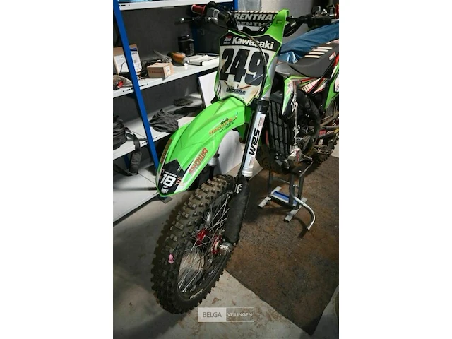 Crossmotor kawasaki 450 cc - afbeelding 10 van  13