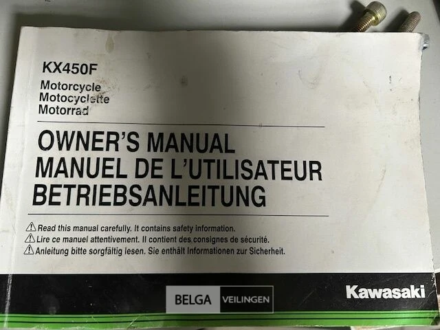 Crossmotor kawasaki 450 cc - afbeelding 4 van  13