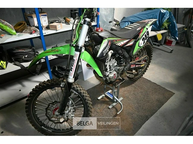 Crossmotor kawasaki 450 cc - afbeelding 6 van  13