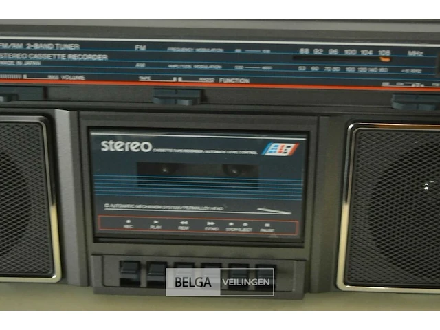 Crown retro stereo radiorecorder lgs 122 - afbeelding 2 van  4