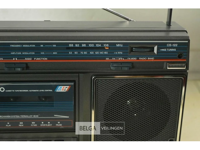 Crown retro stereo radiorecorder lgs 122 - afbeelding 3 van  4