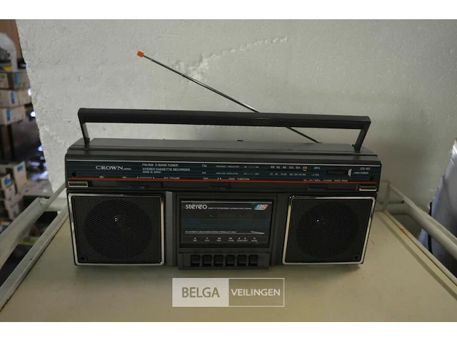 Crown retro stereo radiorecorder lgs 122 - afbeelding 1 van  5