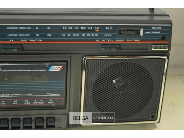Crown retro stereo radiorecorder lgs 122 - afbeelding 3 van  5