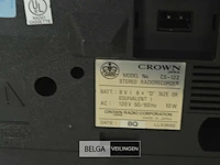 Crown retro stereo radiorecorder lgs 122 - afbeelding 4 van  5