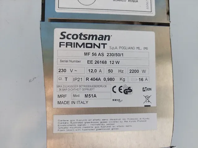Crush ijs machine scotsman mf 56 - afbeelding 11 van  11