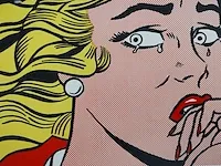 Crying girl roy lichtenstein - afbeelding 2 van  2
