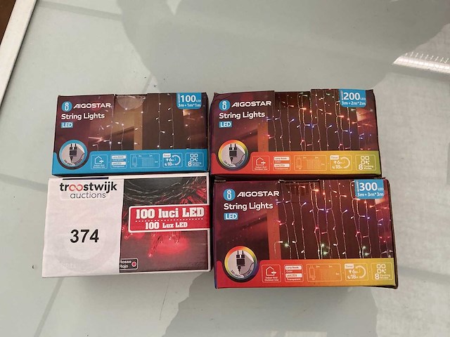 C.star+ aigostar. indoor/outdoor,kerst ledverlichting. (4x) - afbeelding 1 van  1