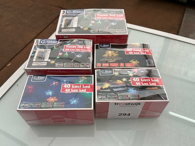 C.star. diverse led kerstverlichting. (5x) - afbeelding 1 van  2