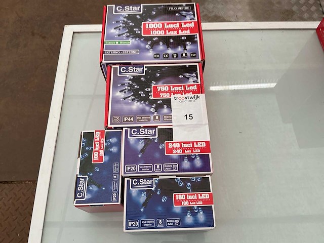 C.star. ip 20x3 en ip 44. diverse led kerstverlichting. (5x) - afbeelding 1 van  3