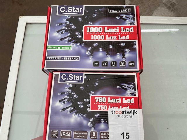 C.star. ip 20x3 en ip 44. diverse led kerstverlichting. (5x) - afbeelding 3 van  3