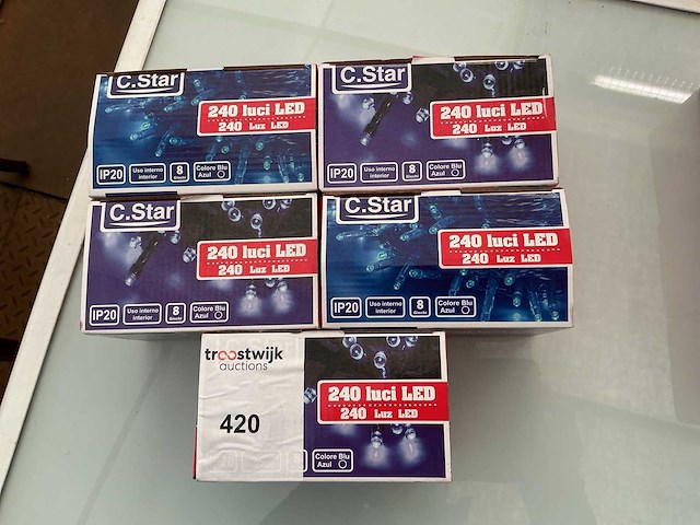 C.star. ip20. indoor/outdoor,kerst ledverlichting. (5x) - afbeelding 1 van  1