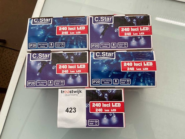 C.star. ip20. indoor/outdoor,kerst ledverlichting. (5x) - afbeelding 1 van  1