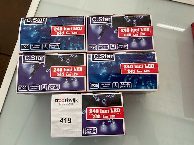 C.star. ip20. indoor/outdoor,kerst ledverlichting. (5x) - afbeelding 1 van  1
