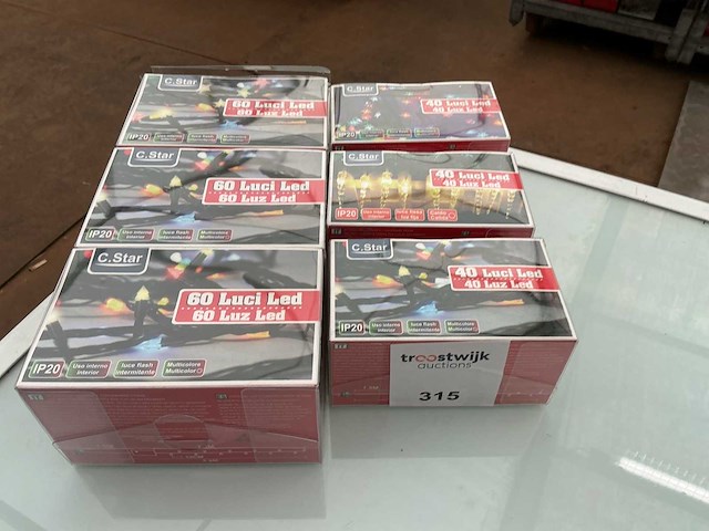 C.star. ip20. kerst ledverlichting. (5x) - afbeelding 1 van  2