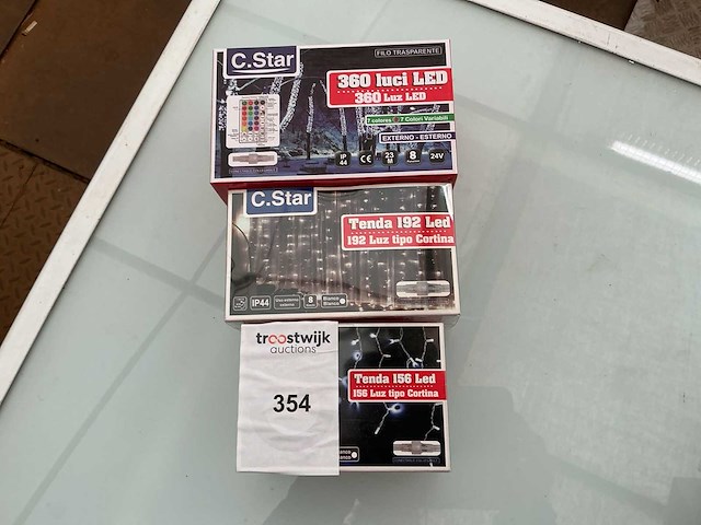 C.star. ip20+ip44. indoor/outdoor,kerst ledverlichting. (3x) - afbeelding 1 van  1