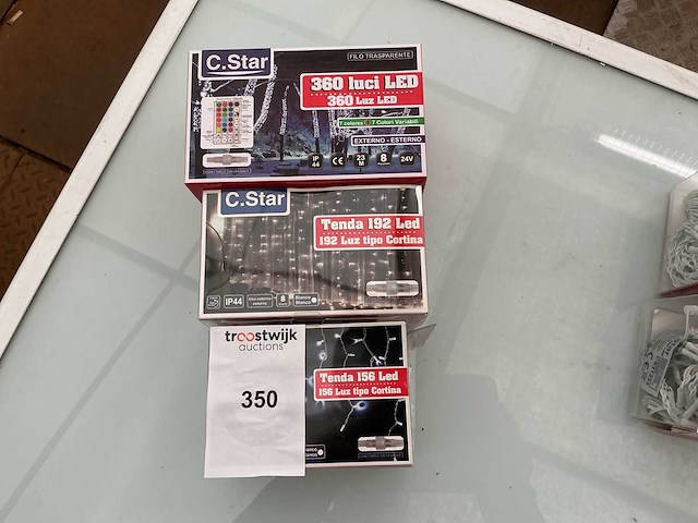 C.star. ip20+ip44. indoor/outdoor,kerst ledverlichting. (3x) - afbeelding 1 van  1